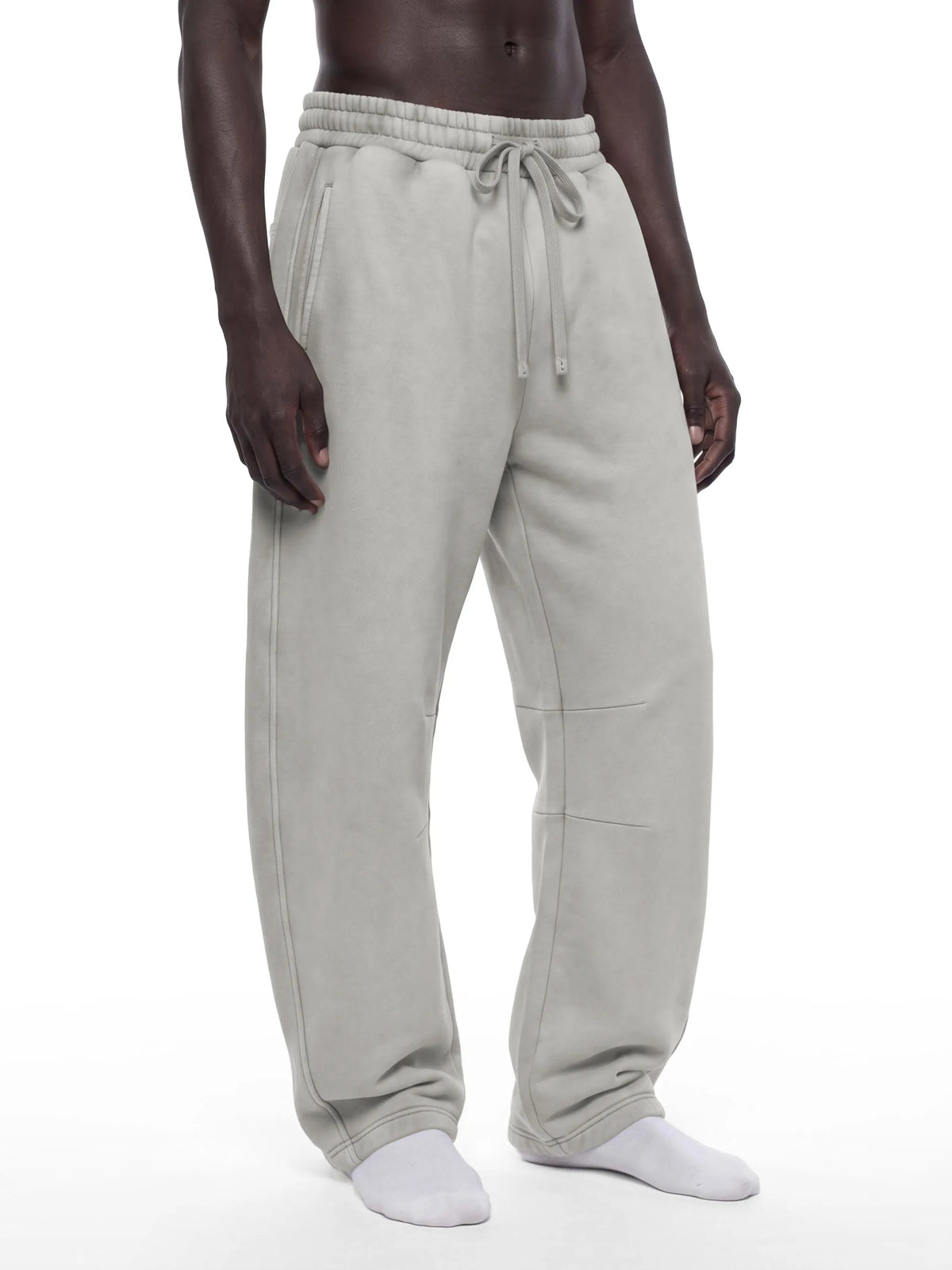 Vintage Wash Barrel Leg Fleece Sweatpants
