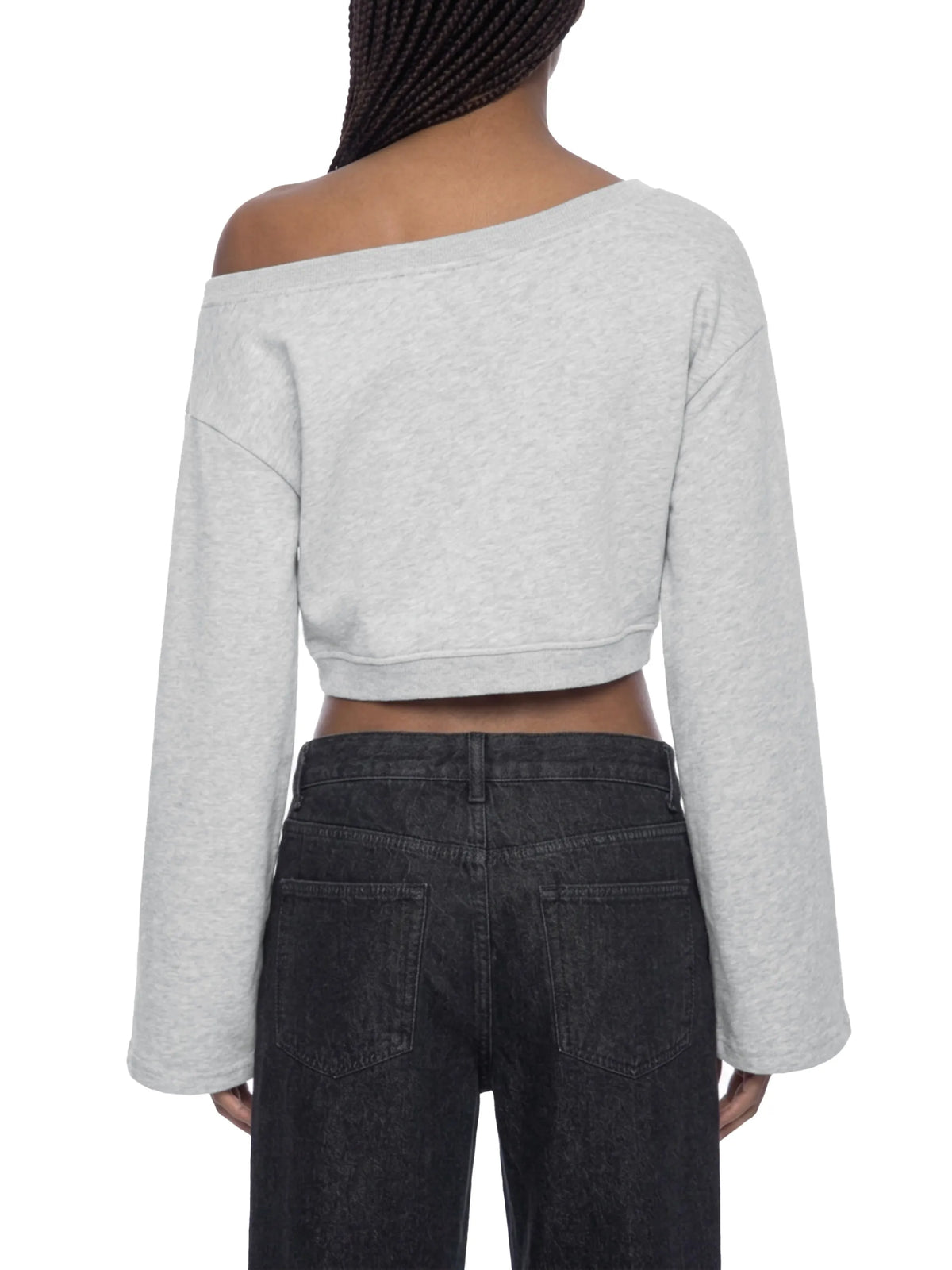 Off-Shoulder Sweatshirt