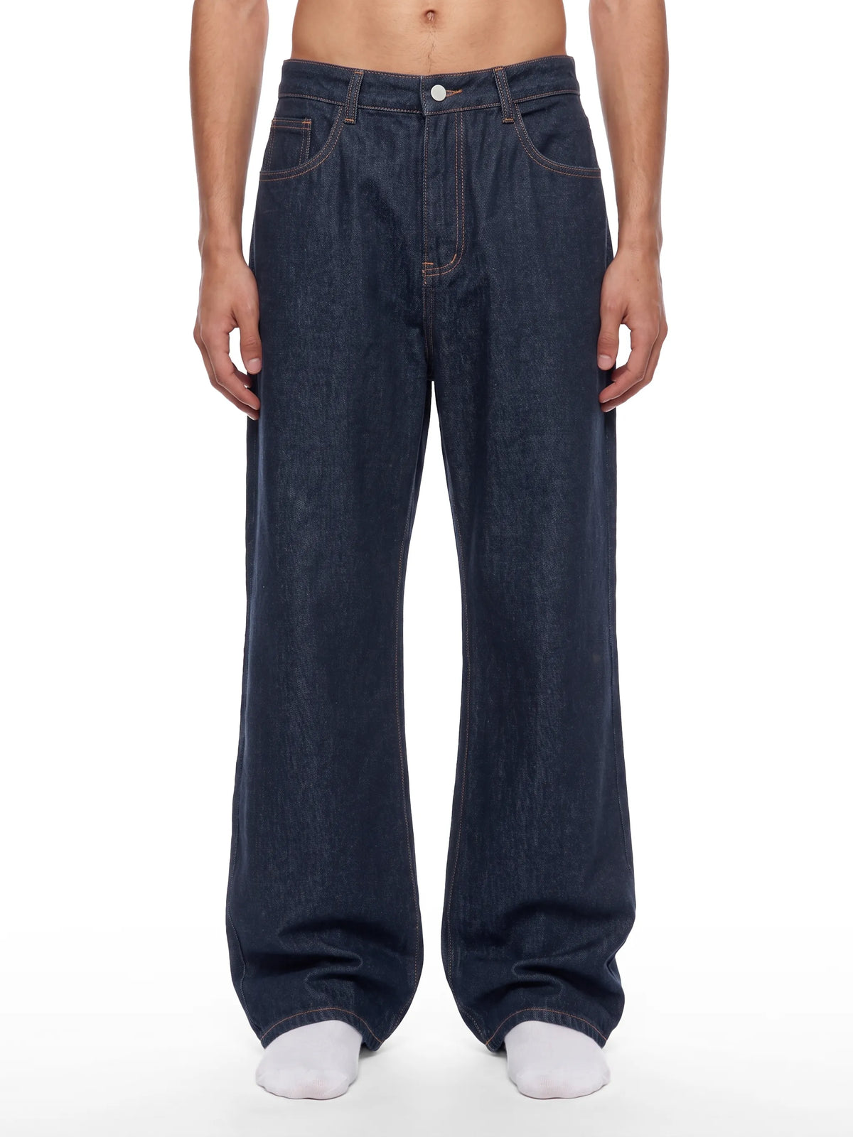 Vintage Wash Denim Jeans