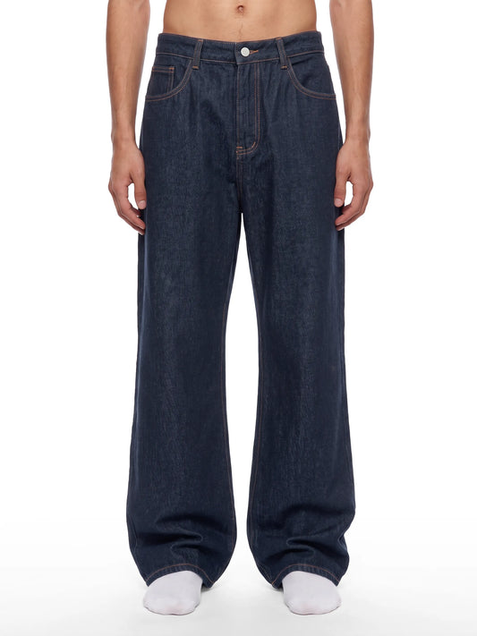 Vintage Wash Denim Jeans