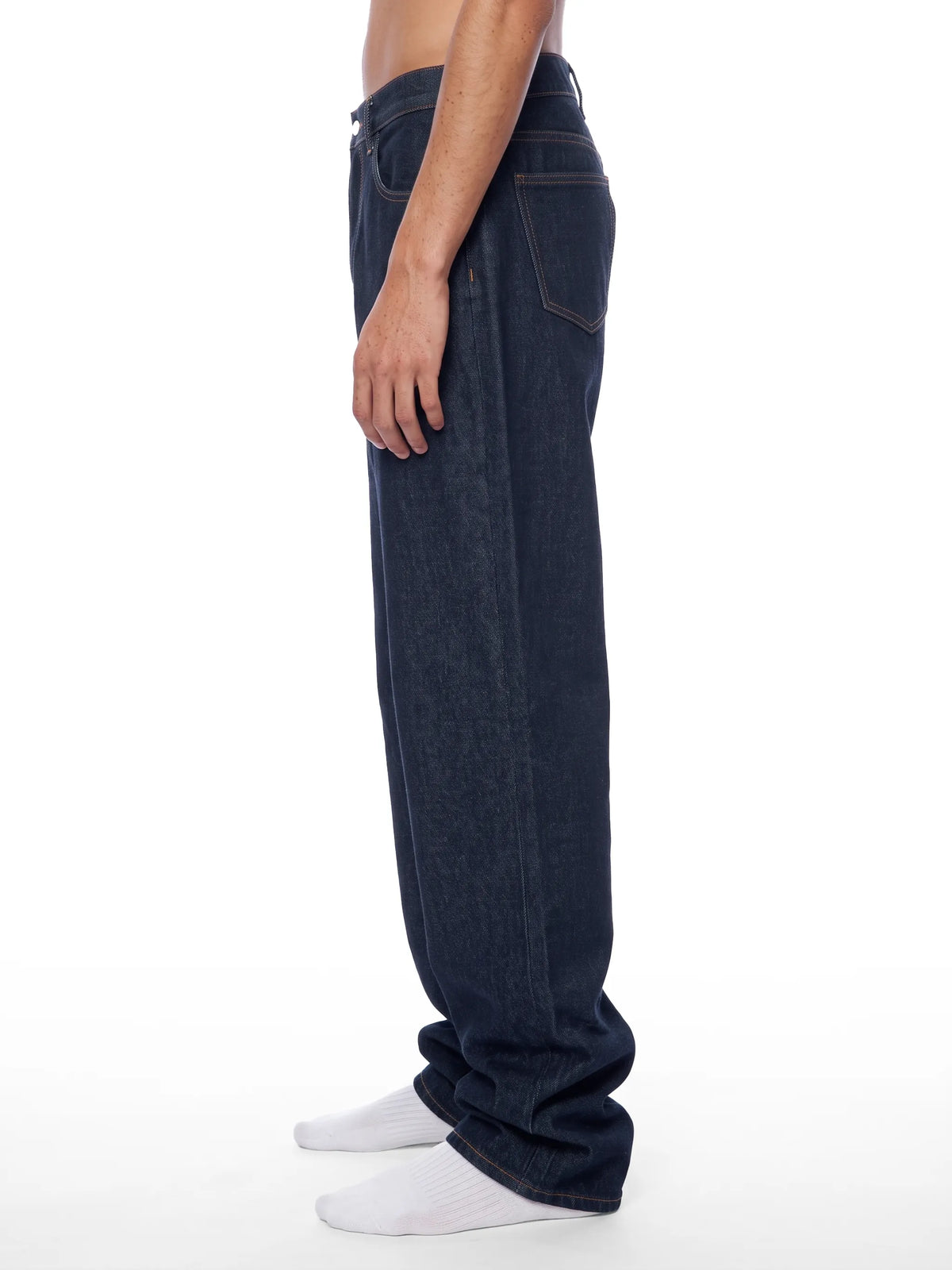 Vintage Wash Denim Jeans