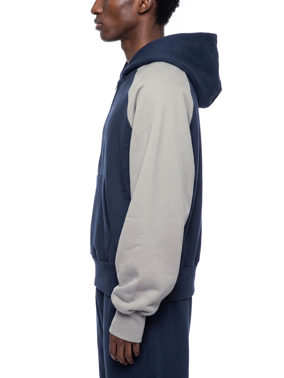 Color-Block Fleece Hoodie