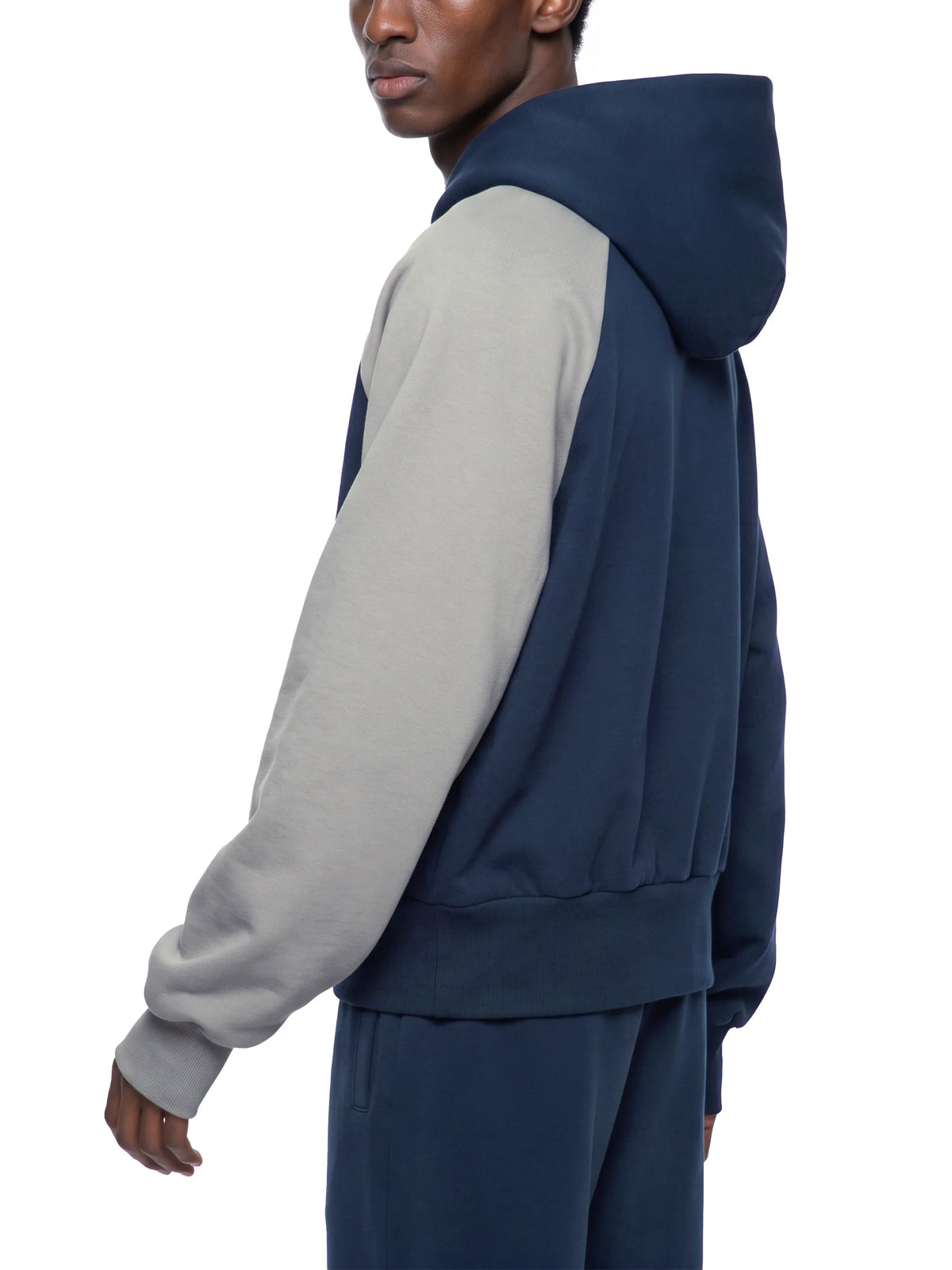 Color-Block Fleece Hoodie