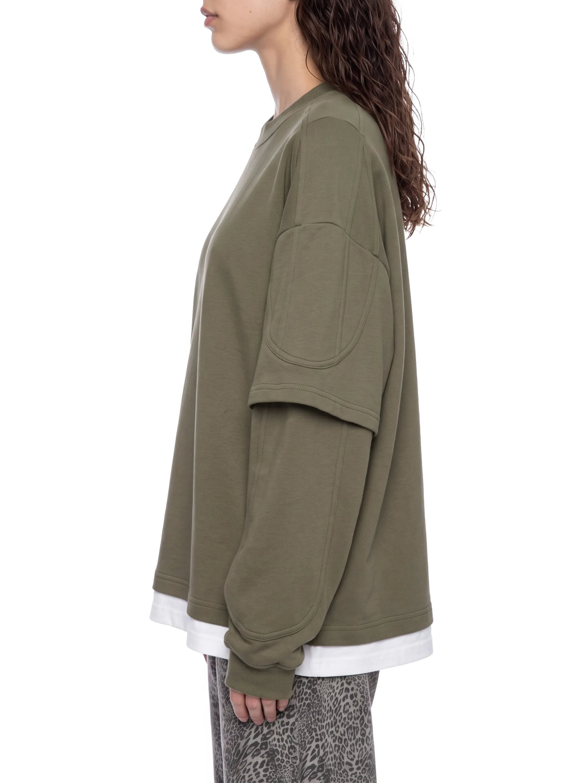 Paneled Layer Color Block T-Shirt