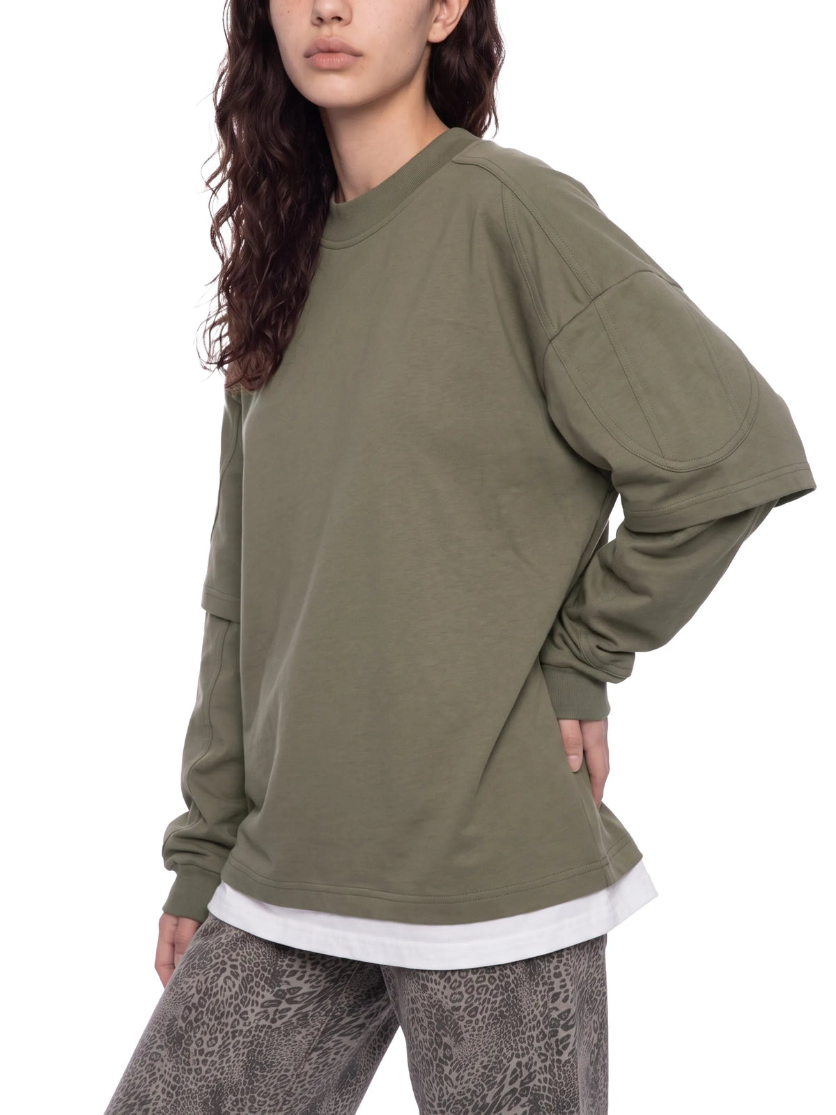 Paneled Layer Color Block T-Shirt