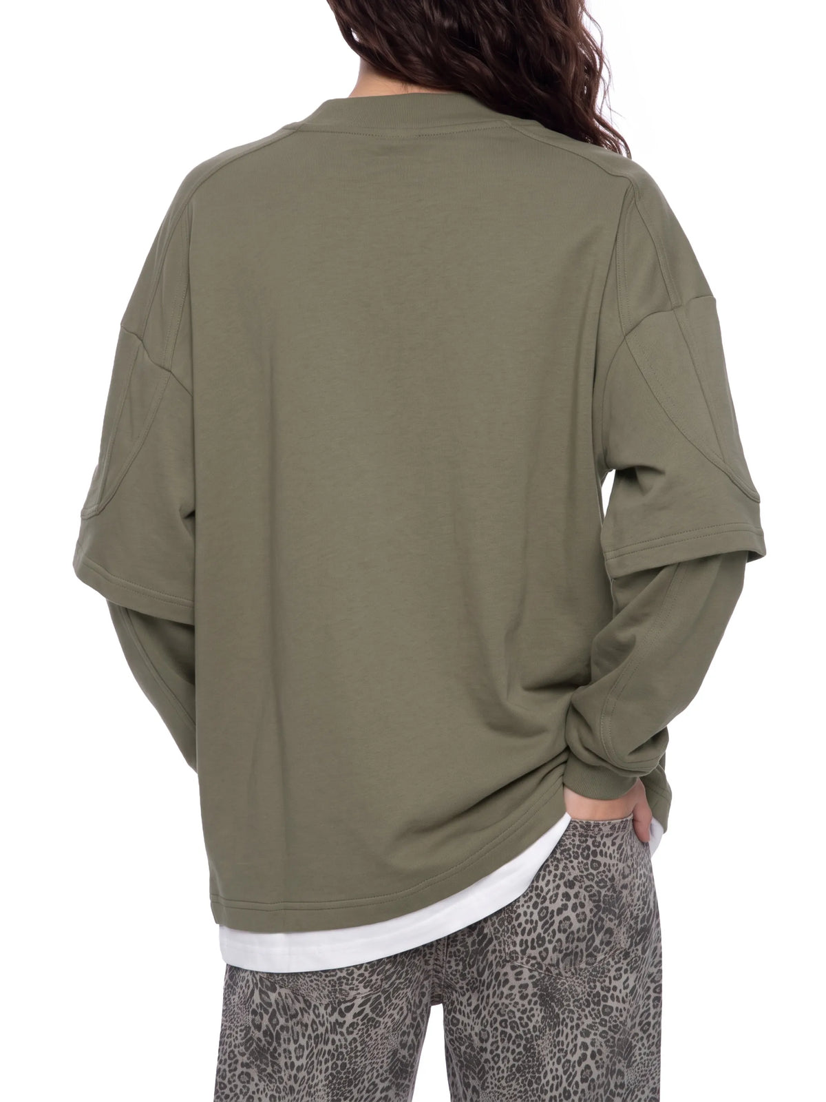 Paneled Layer Color Block T-Shirt