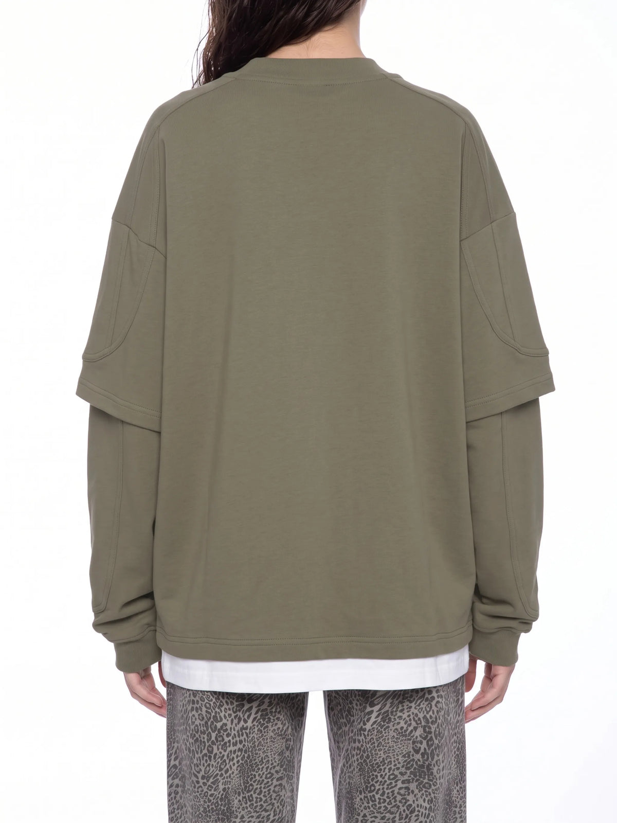 Paneled Layer Color Block T-Shirt