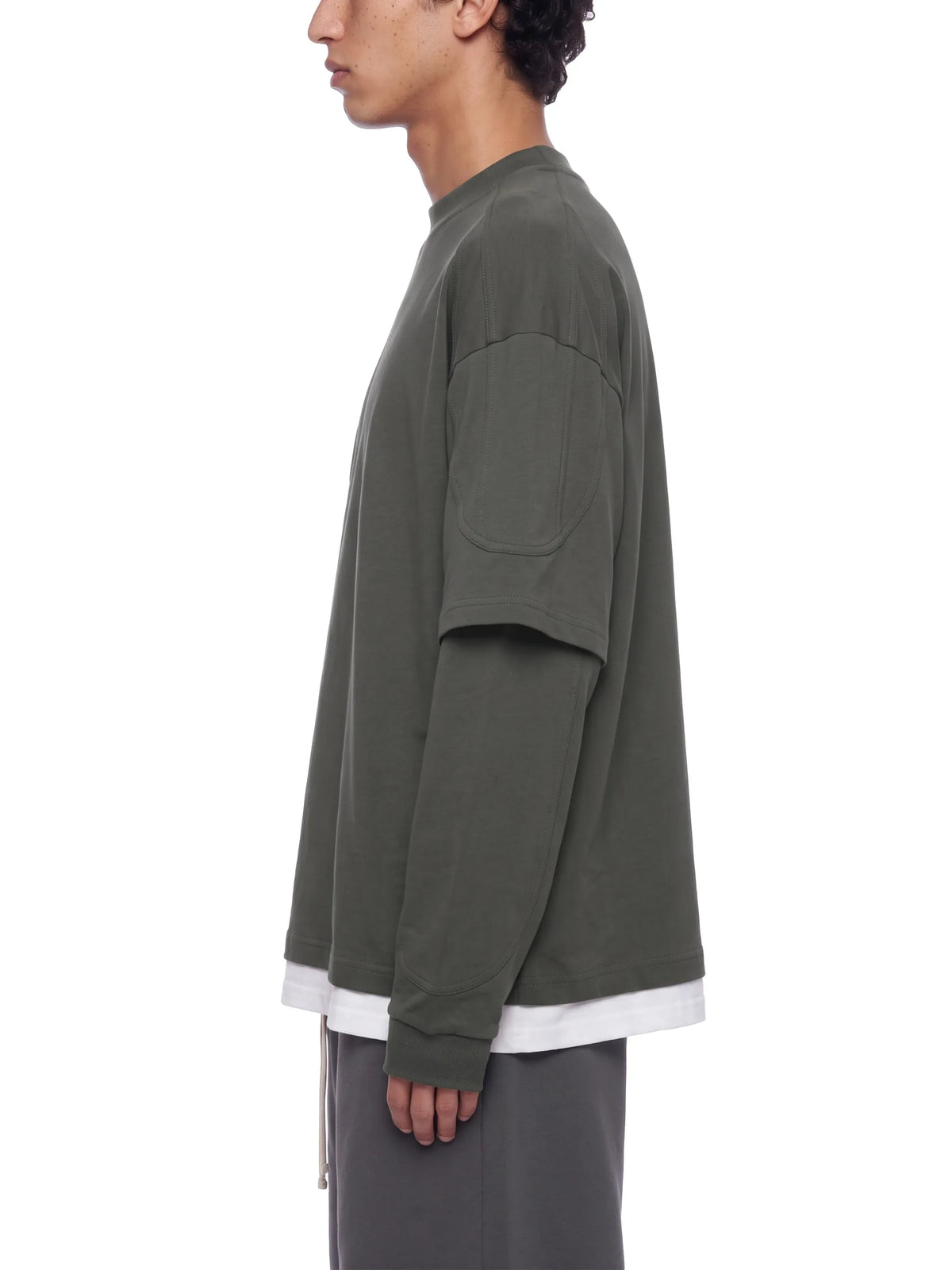 Paneled Layer Color Block T-Shirt