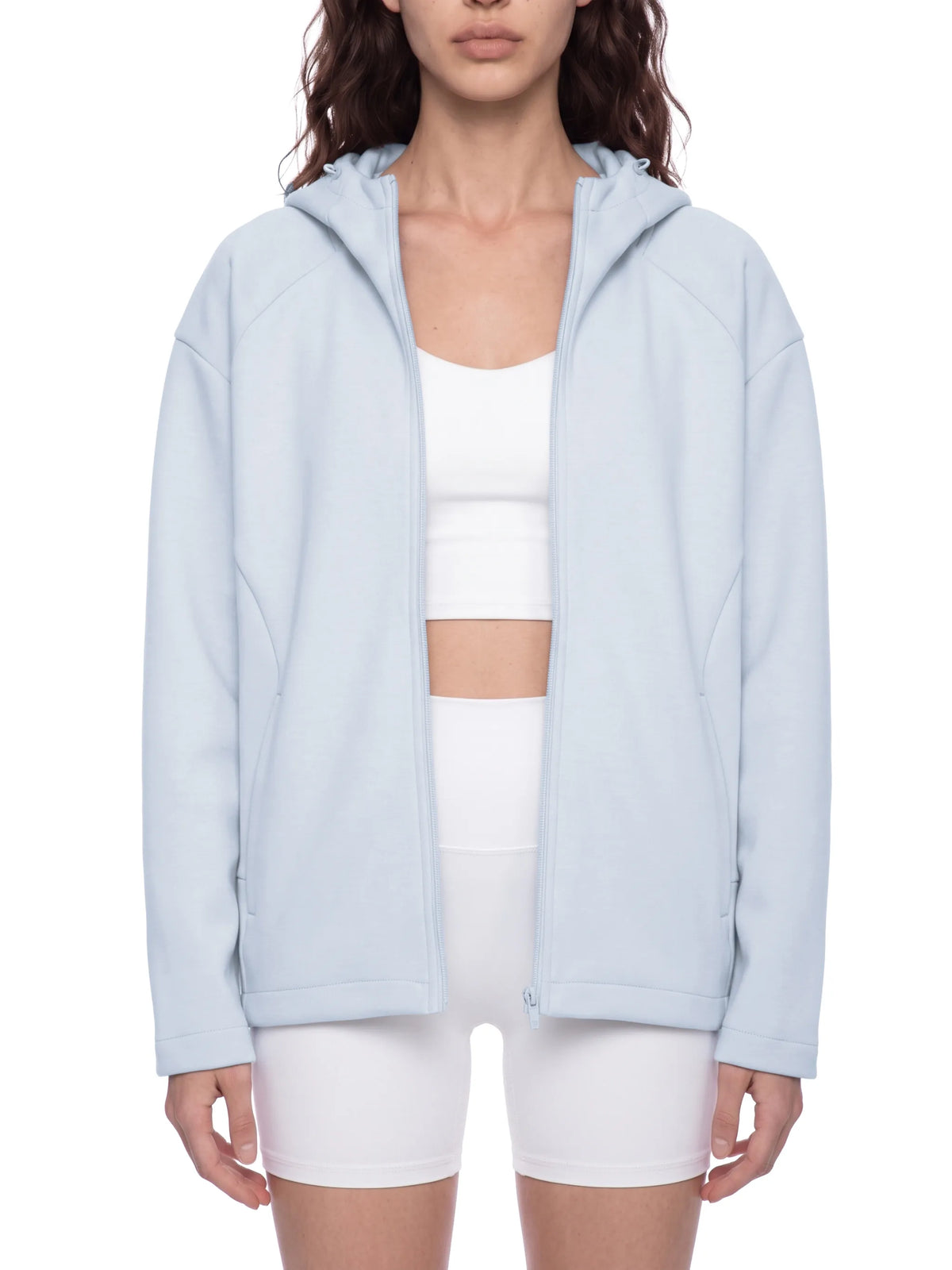 Paneled Full Zip Hoodie