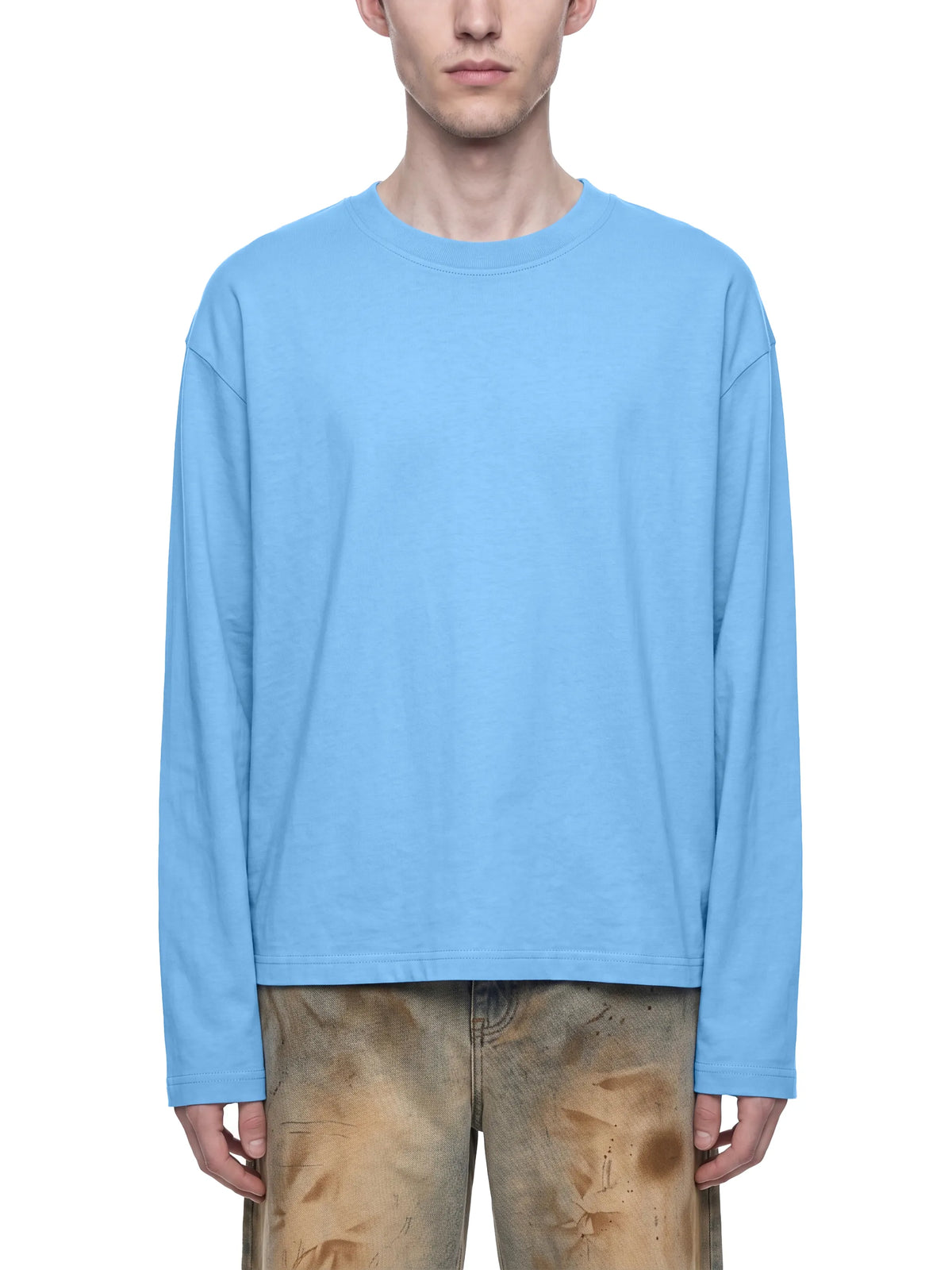 Vintage Wash Long Sleeve Boxy T-Shirt