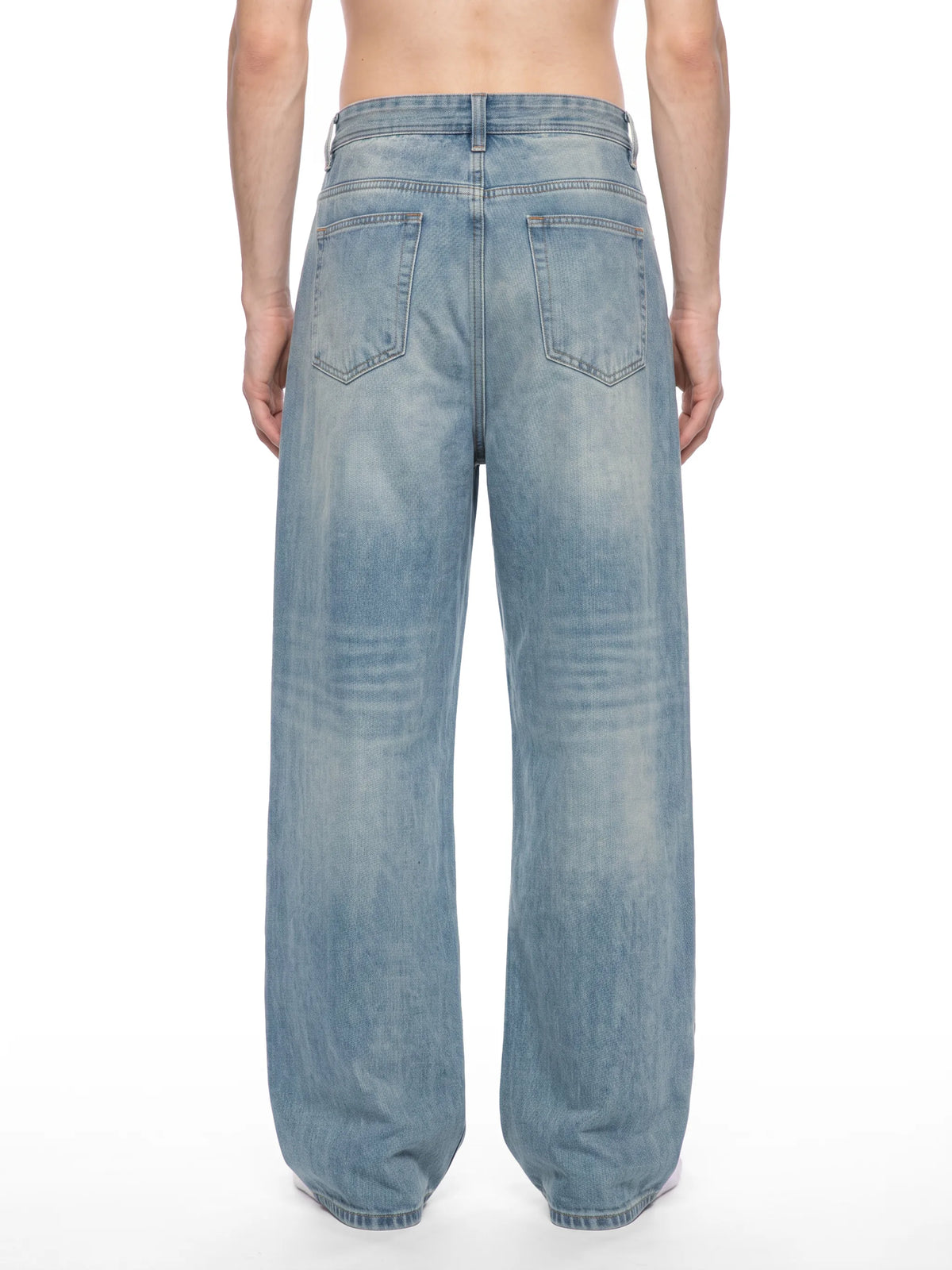 Vintage Wash Denim Jeans