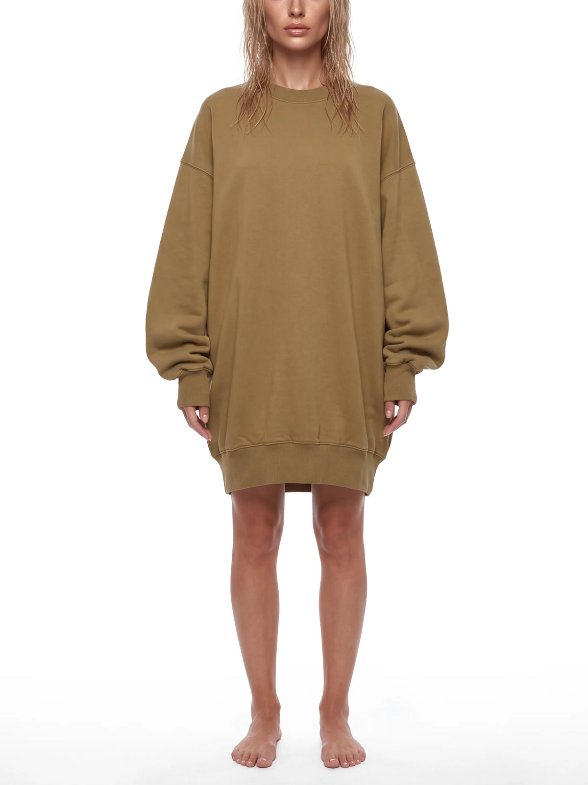 Vintage Wash Hoodie Dress
