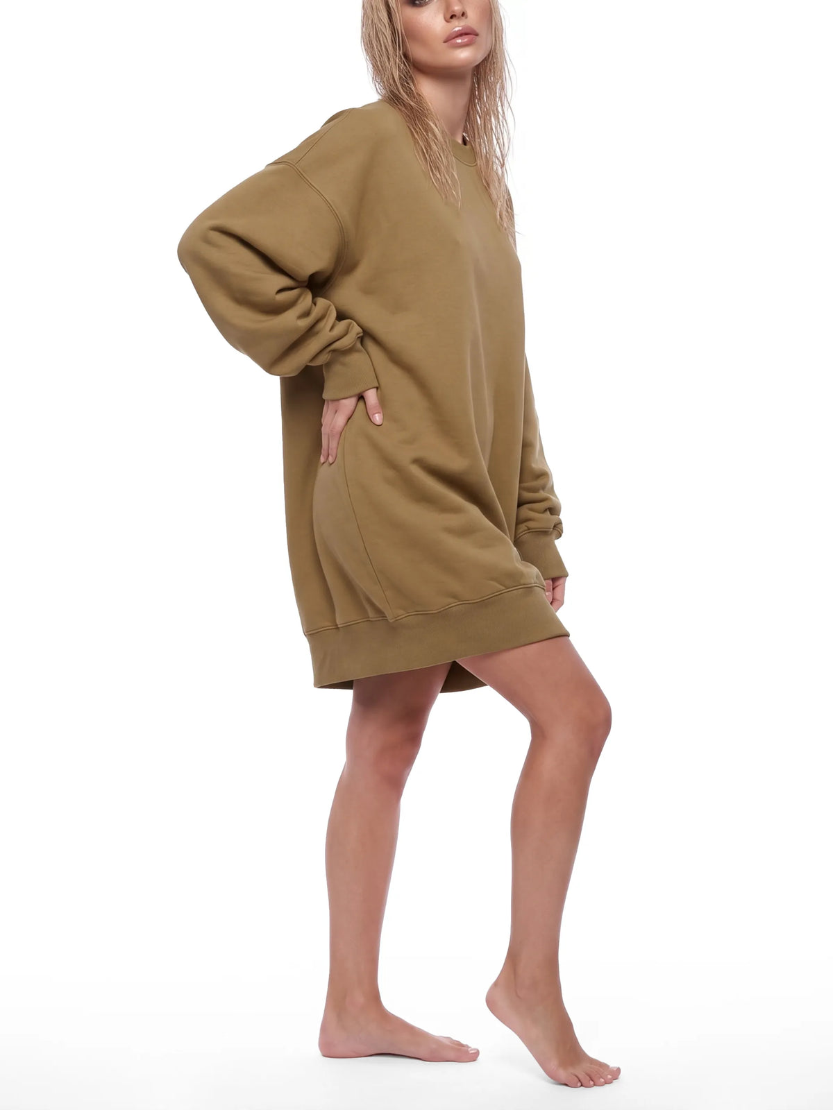 Vintage Wash Hoodie Dress