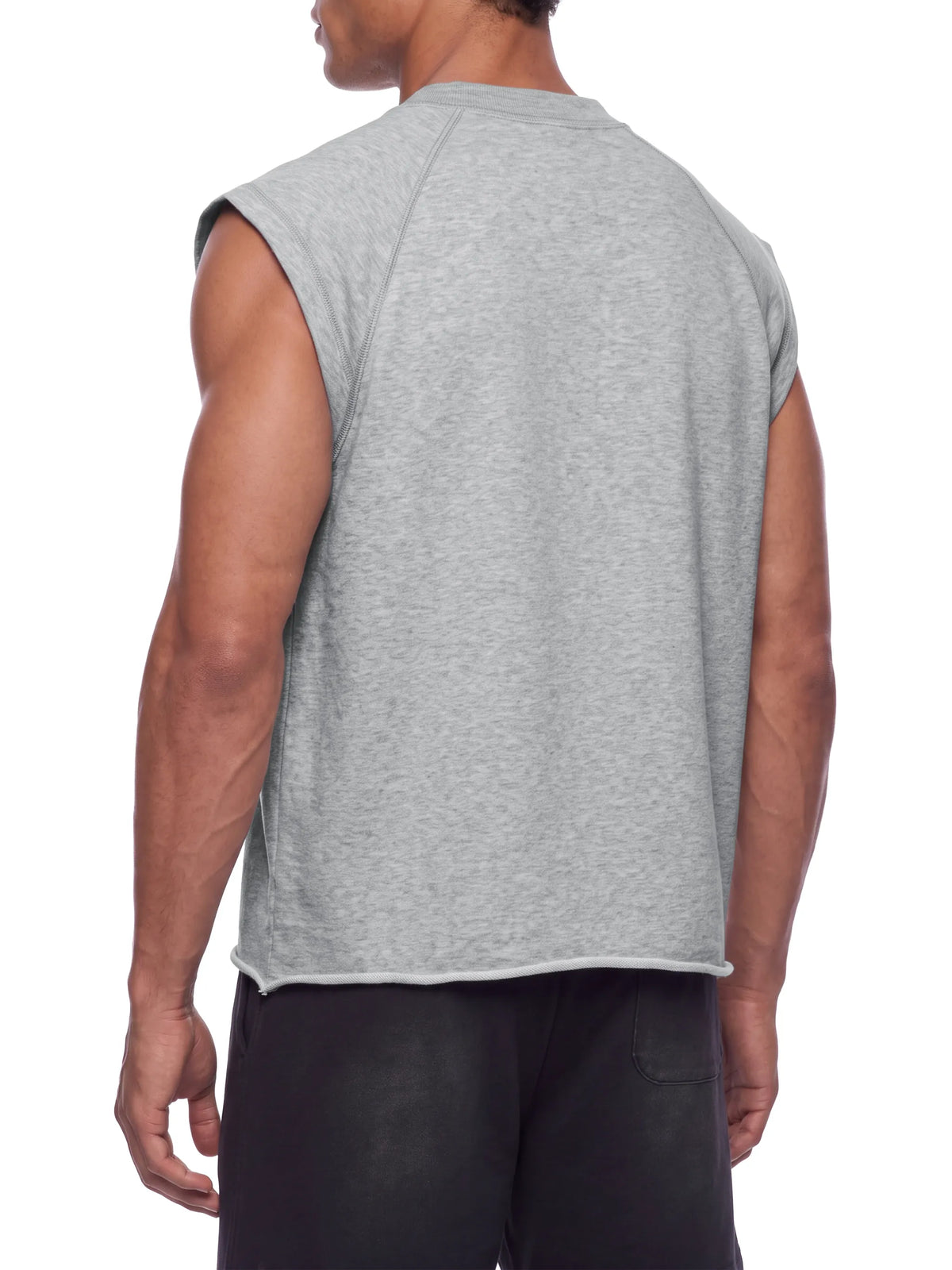 Boxy Raw Hem Tank Top