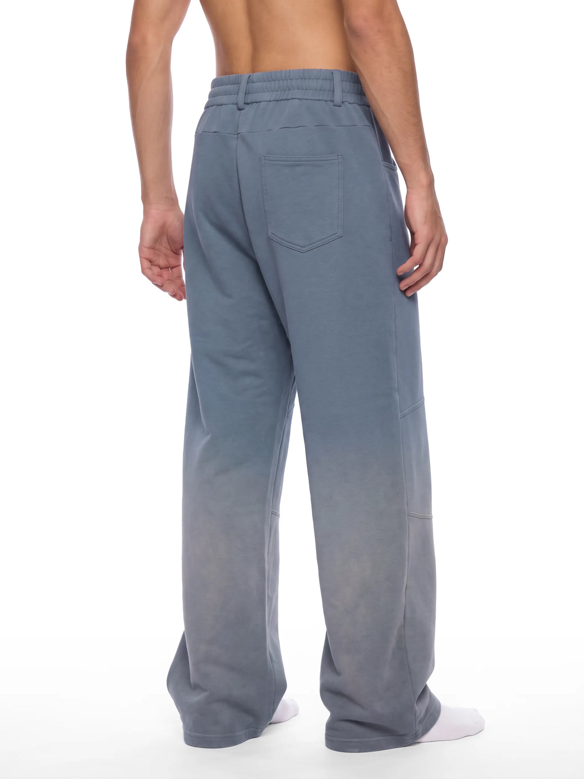 Sunfade Paneled Barrel Leg Sweatpants