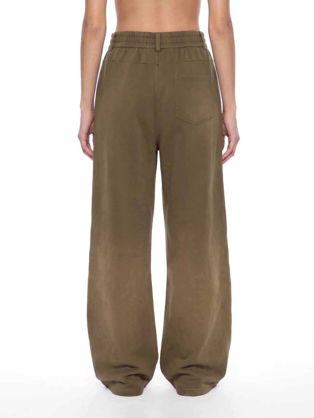 Sunfade Paneled Barrel Leg Sweatpants