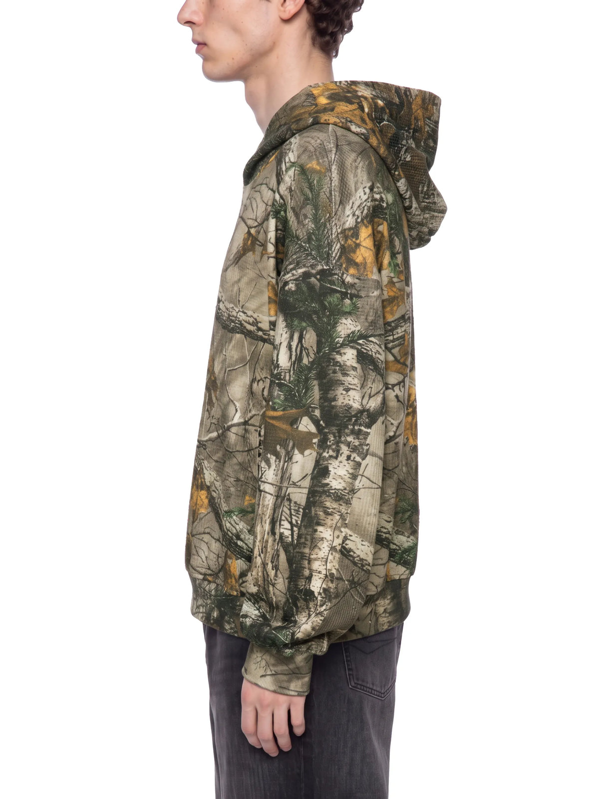 Waffle Tree Camo Boxy Hoodie