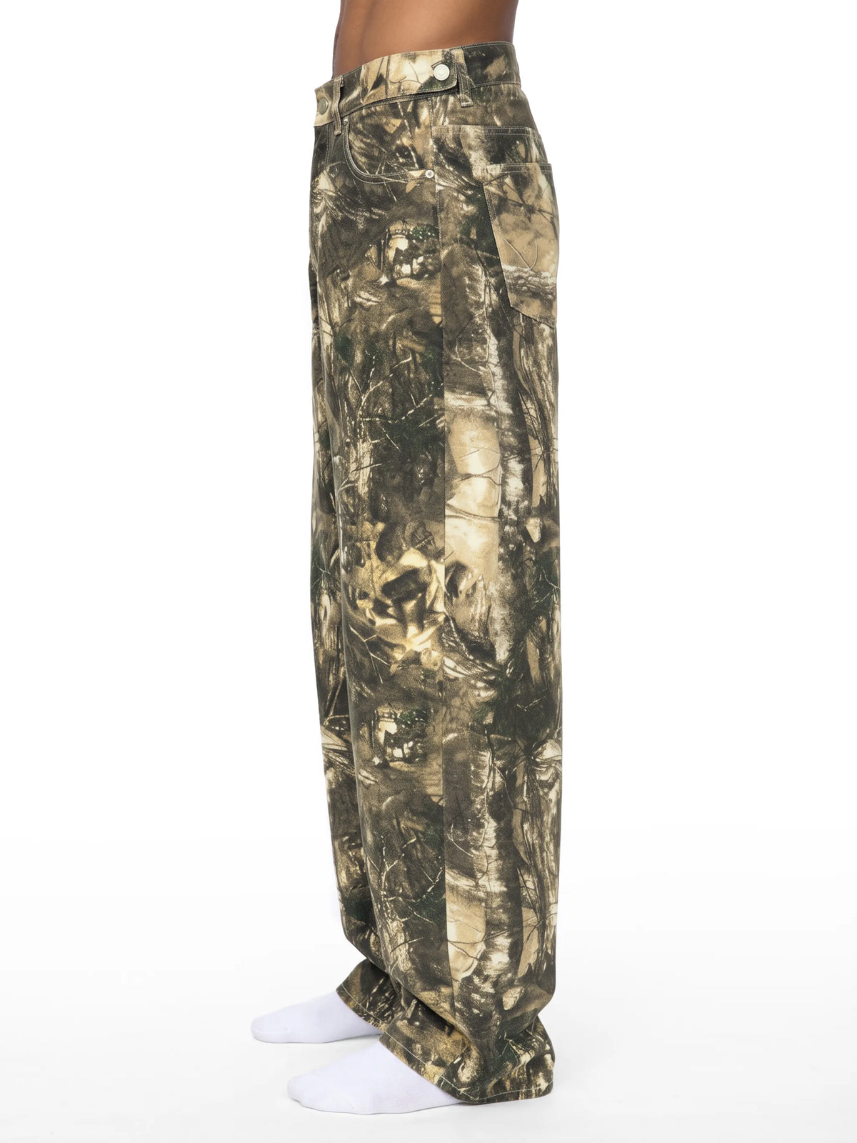 Tree Camo Barrel Leg Pants