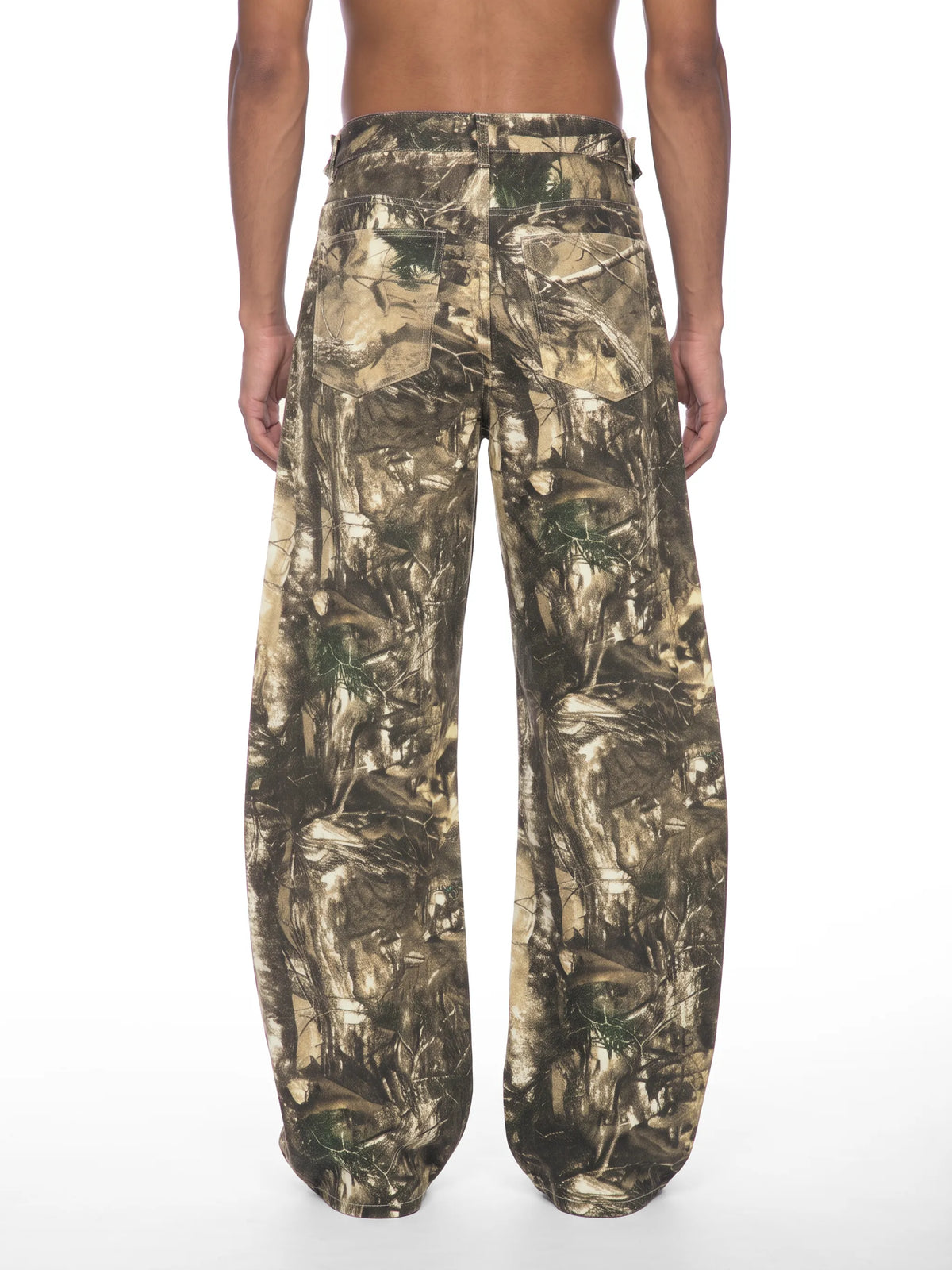 Tree Camo Barrel Leg Pants