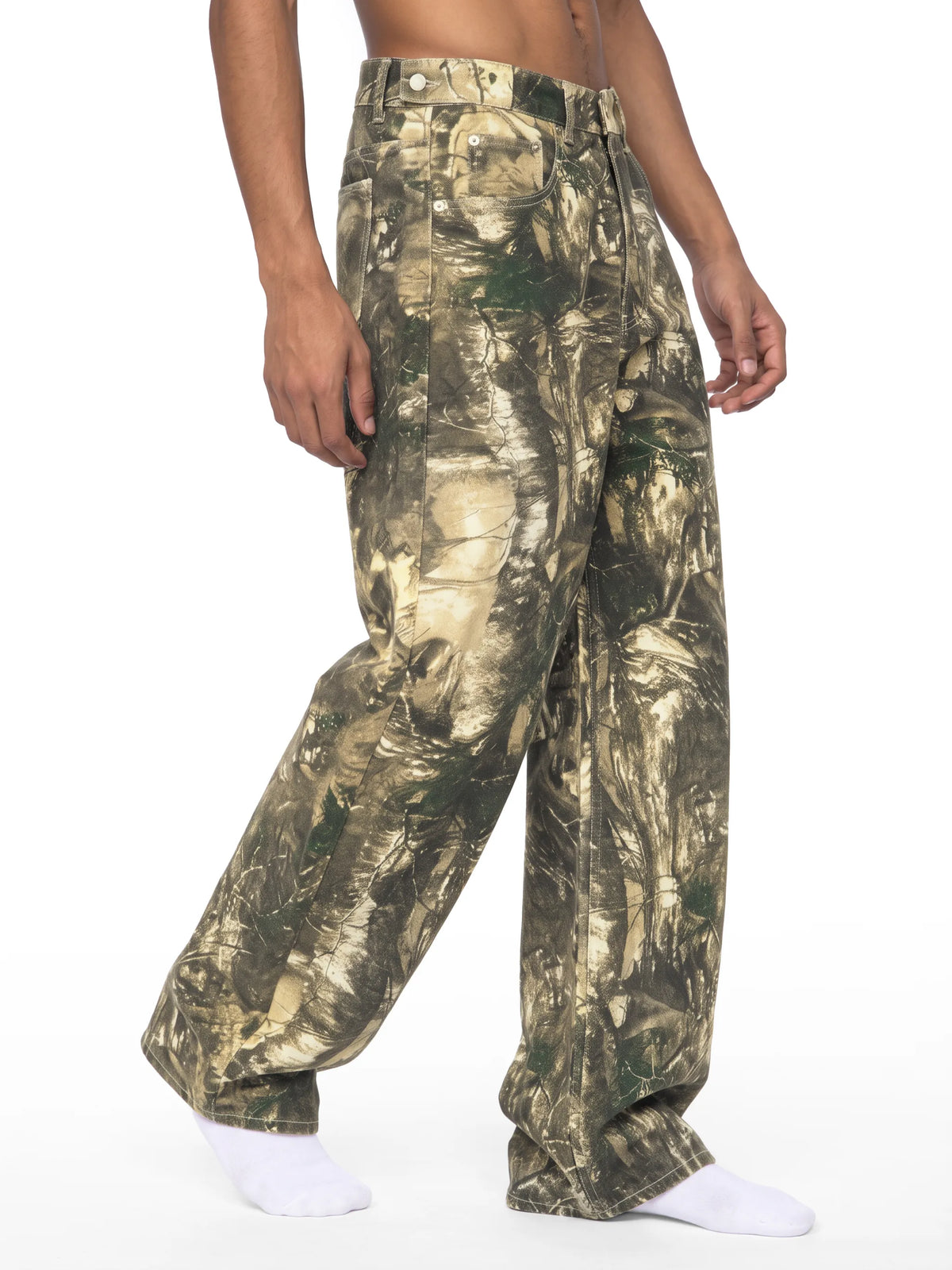 Tree Camo Barrel Leg Pants