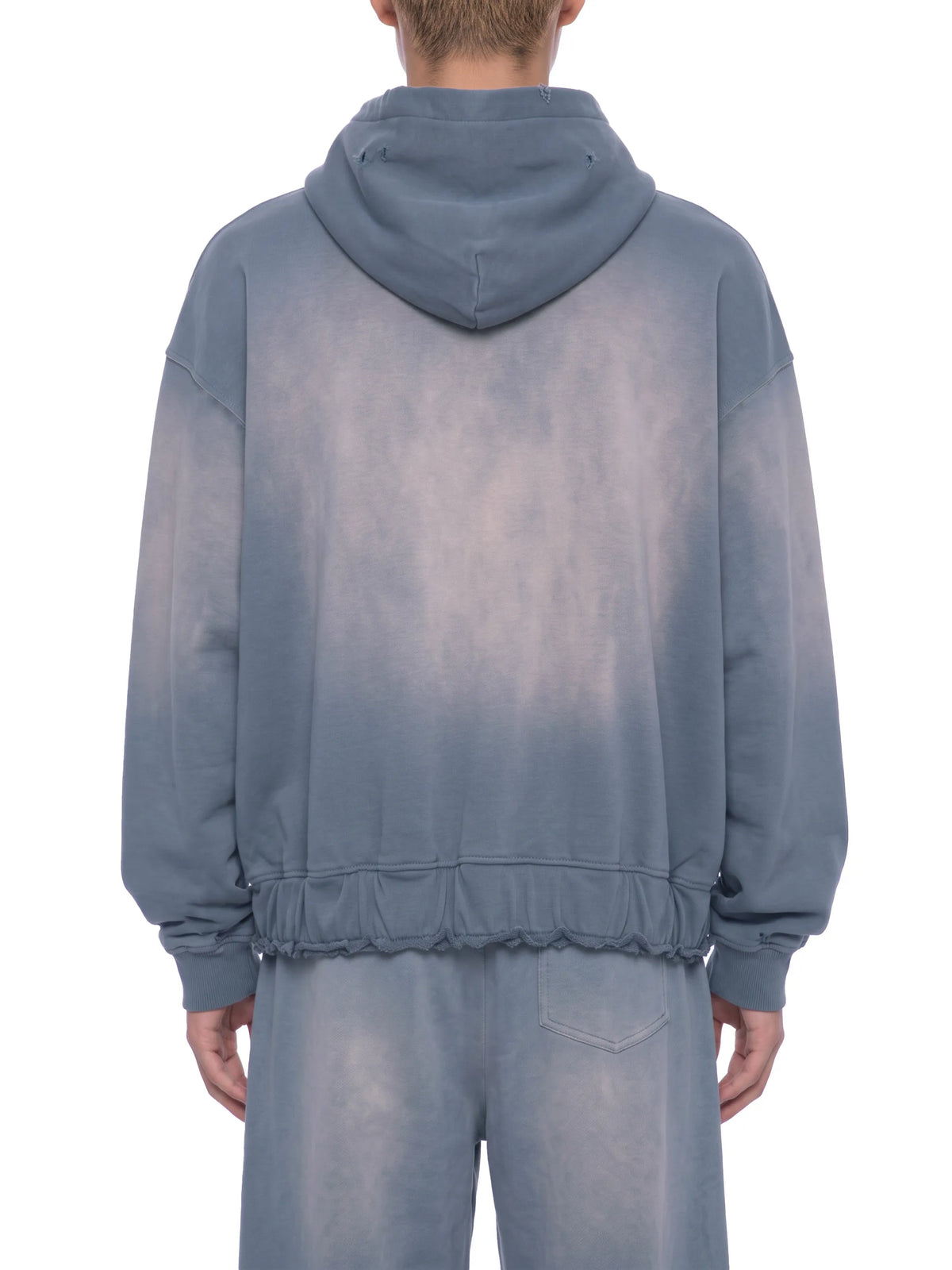 Sunfade Ripped Boxy Hoodie