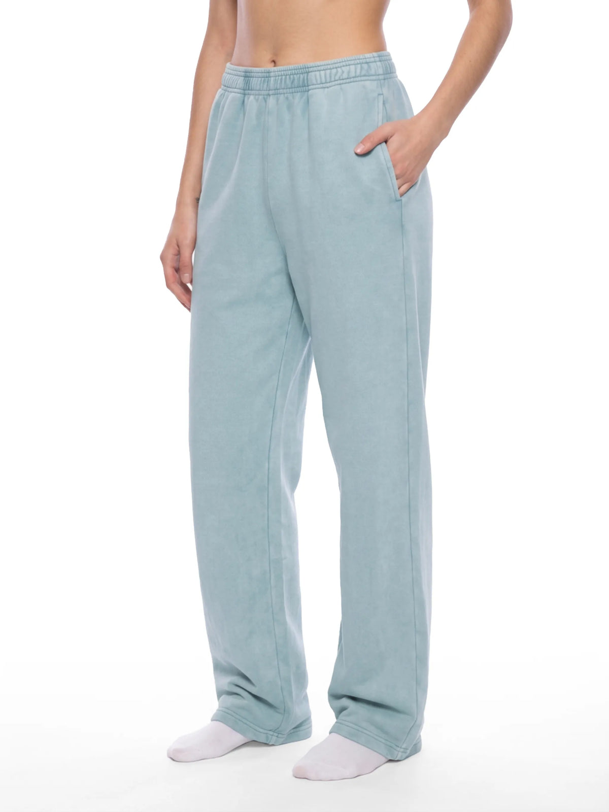 Mineral Wash Straight Sweatpants