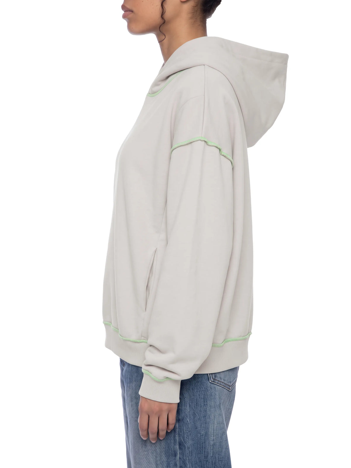 Boxy Heavyweight Topstitch Hoodie
