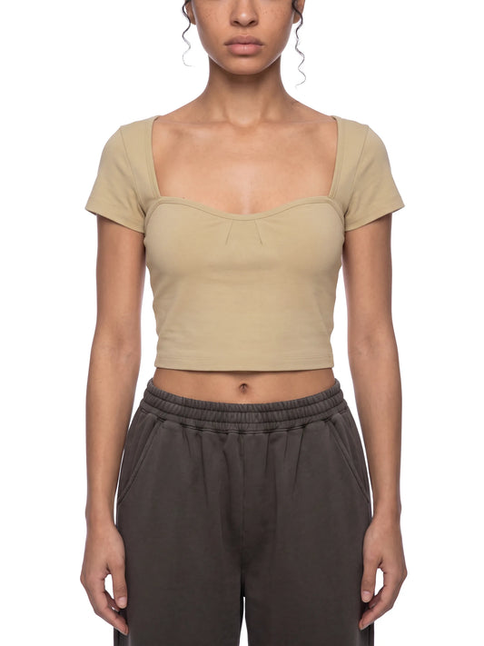 Square Neck Crop T-Shirt