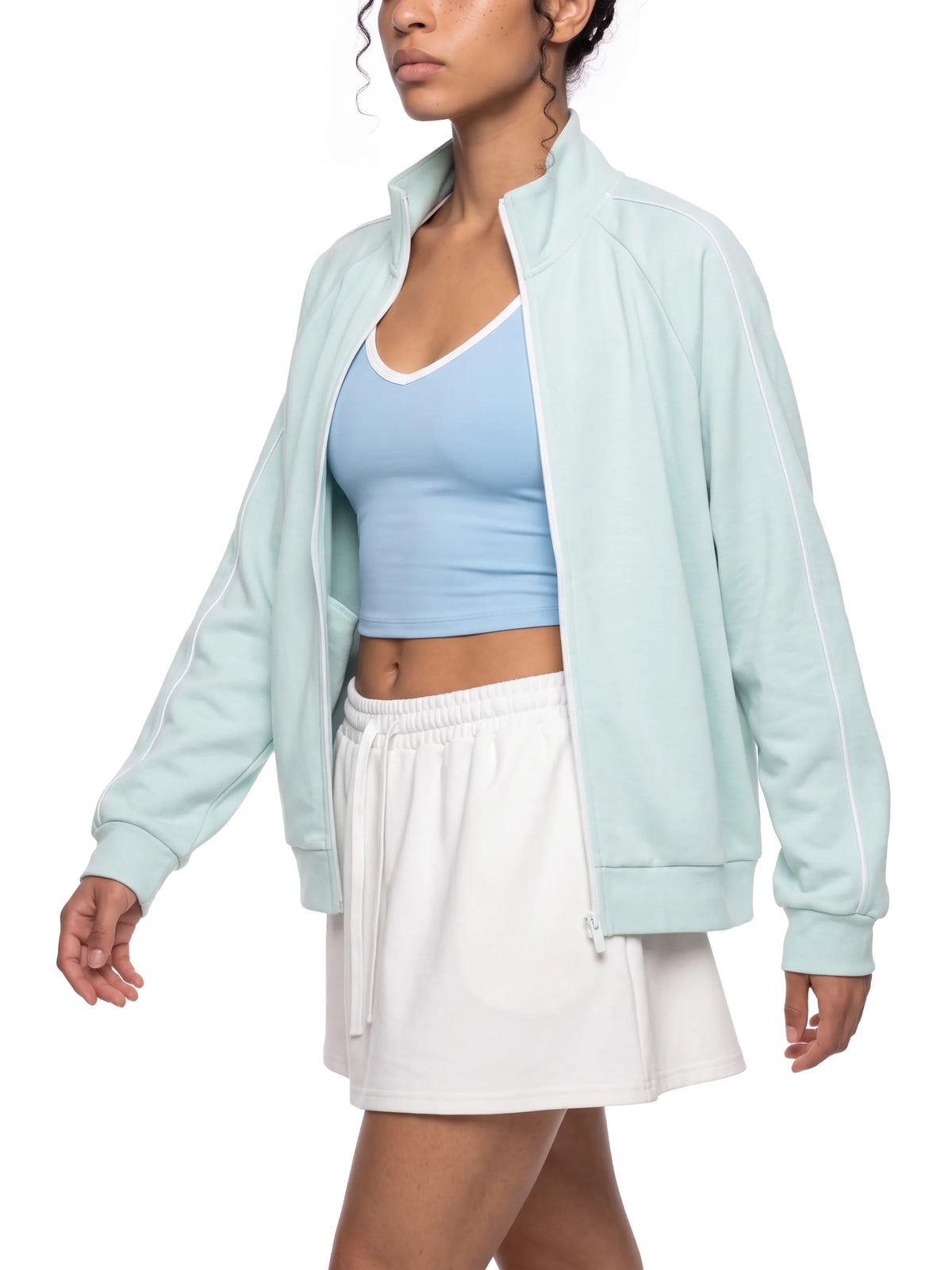 Color Block Track Jacket