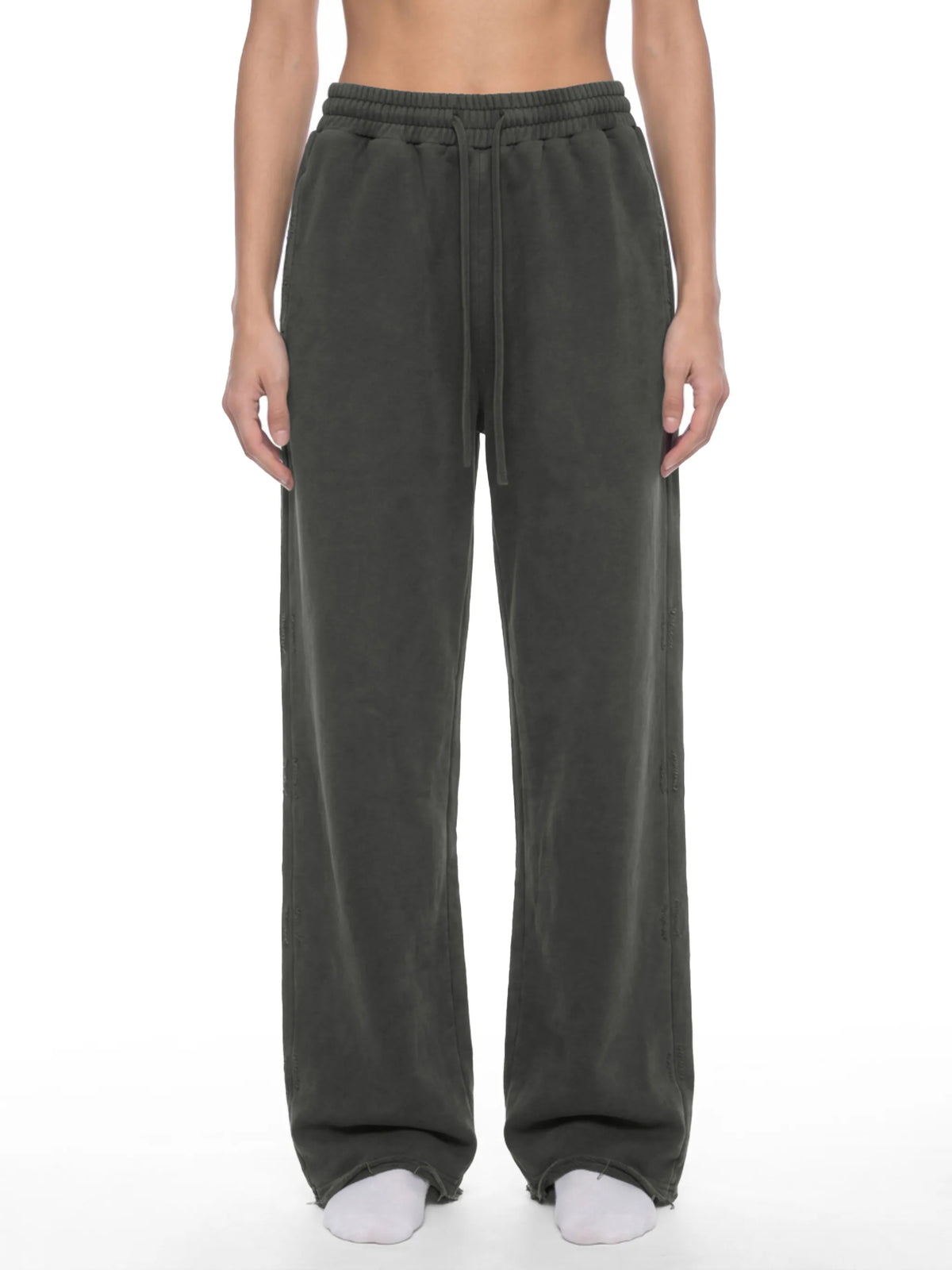 Vintage Wash Raw Edge Sweatpants