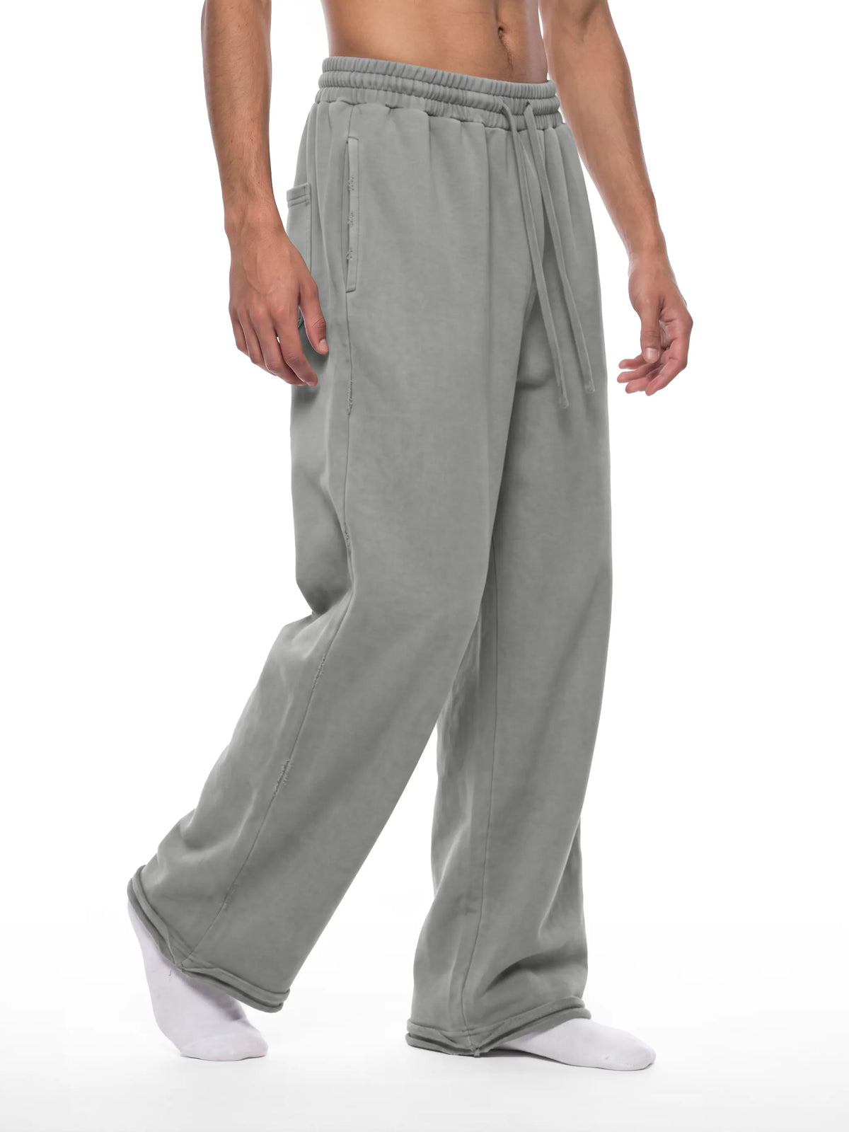 Vintage Wash Raw Edge Sweatpants
