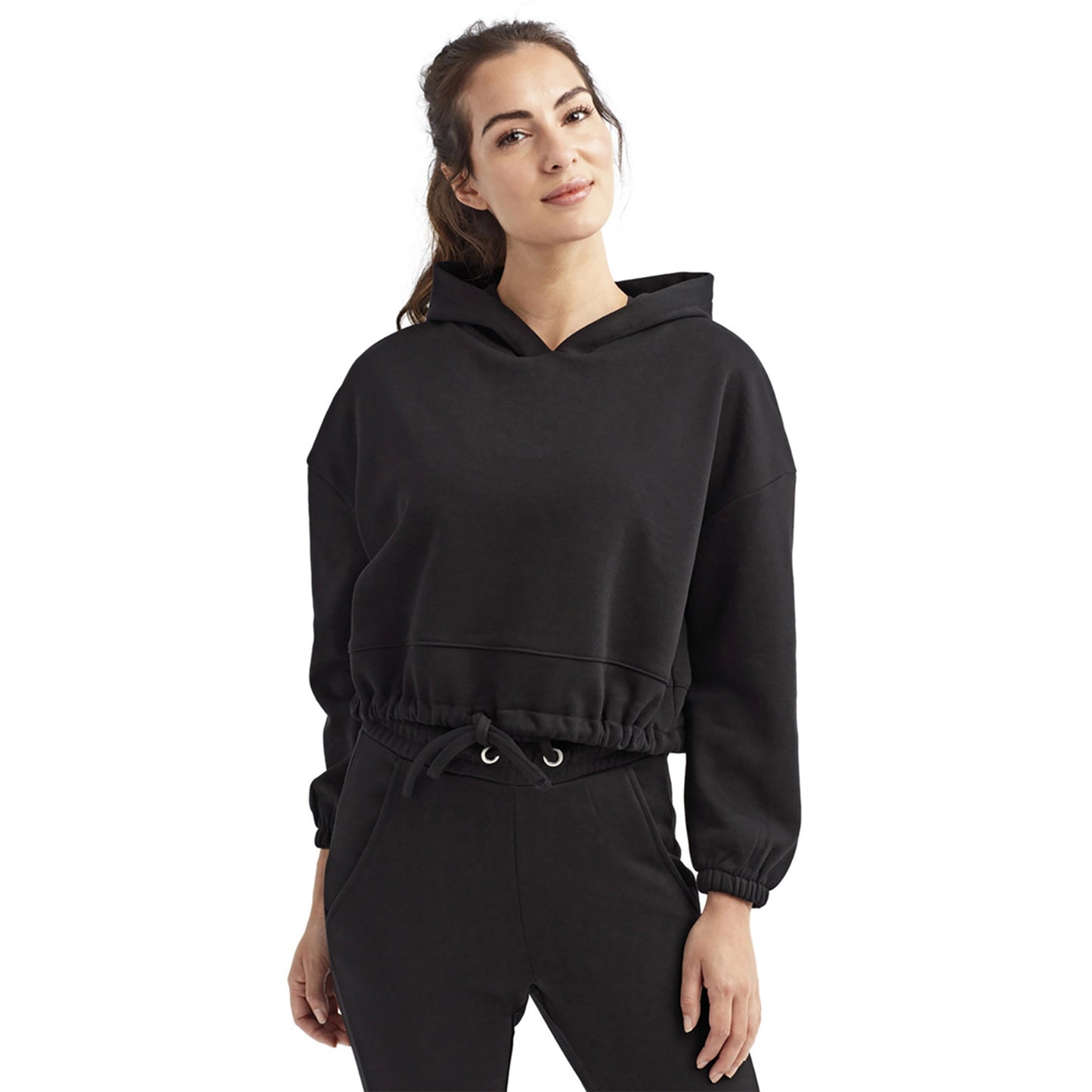 CHROMA REPUBLIC™ Cropped Oversize Hooded Sweatshirt